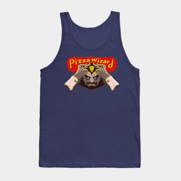 PIZZA WIZARD Tank Top by Jambeezz